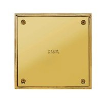 TAPA 20 x 20 BRONCE PULIDO