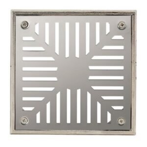 REJA PARA PISO 10 x 10 ACERO INOXIDABLE