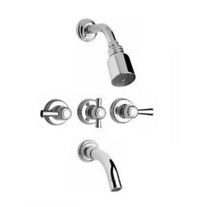 KEOPS CROMO DUCHA EMBUTIR CON TRANSFERENCIA