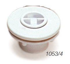 VIROLA CON TAPON 1 1/2" FIBRA DE VIDRIO MAVI