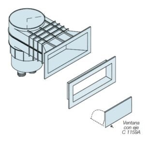 VENTANA DE SKIMMERS CON EJE MAVI