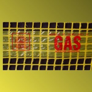 MALLA ADVERTENCIA GAS NO DETEC. 15cm (VENTA POR METRO)