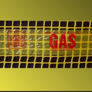 MALLA ADVERTENCIA GAS DETECTABLE 15 Cm X 100 Mts.(VENTA POR METRO)
