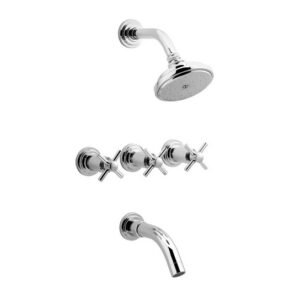 COUREL CROMO PERLADO DUCHA EMBUTIR CON TRANSFERENCIA