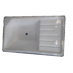 PILETA DE FIBRA CON / MESADA 75 x 46