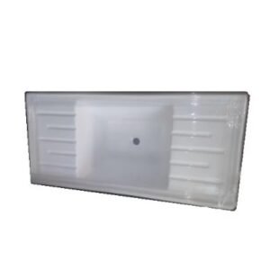 PILETA DE FIBRA C / MESADA 100 x 46