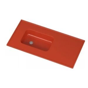 MESADA COCINA ROJA 1.20x0.60 SIN ZOCALO