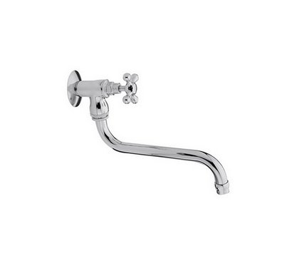 CANILLA COCINA PARED PICO MOVIL BAJO CRUZ