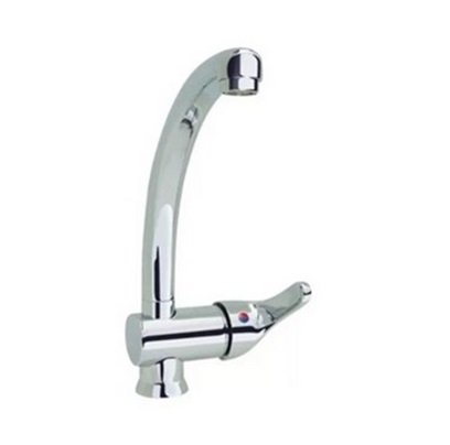 VERIN COCINA MESADA MONOCOMANDO CROMO