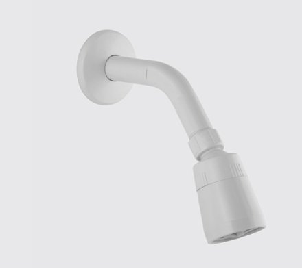 BRAZO DUCHA PLASTICO ARTICULADO BLANCO
