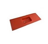 MESADA COCINA ROJA 1.40x0.60 SIN ZOCALO