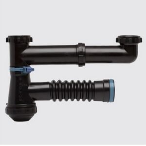 SIFON PVC OBRA DOBLE NEGRO