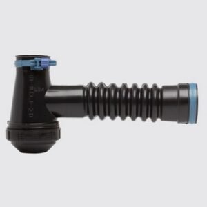 SIFON PVC OBRA SIMPLE NEGRO