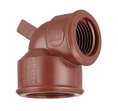 CODO PPN REDUCCION 90° HEMBRA HEMBRA 1/2" x 3/8"