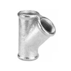 TE 45° HIERRO GALVANIZADO 1/2"