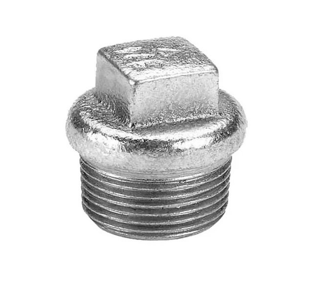 TAPON HIERRO GALVANIZADO MACHO 1 1/4"