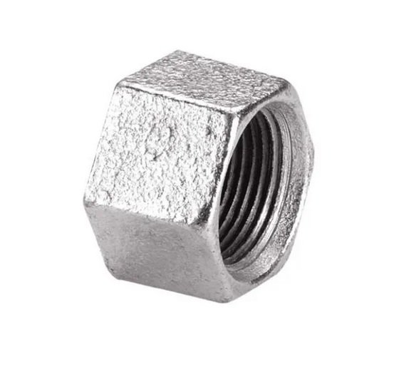 TAPA HIERRO GALVANIZADO HEMBRA 4"