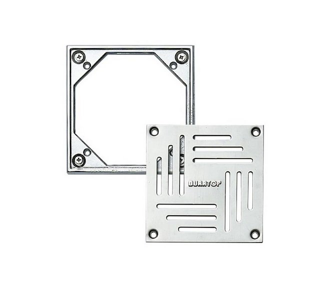 D-TOP-LX MARCO BRONCE TAPA ACERO INOXIDABLE 20 x 20 DE