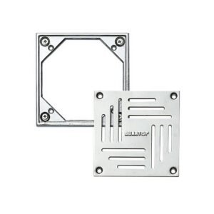 D-TOP-LX MARCO BRONCE TAPA ACERO INOXIDABLE 15 x 15