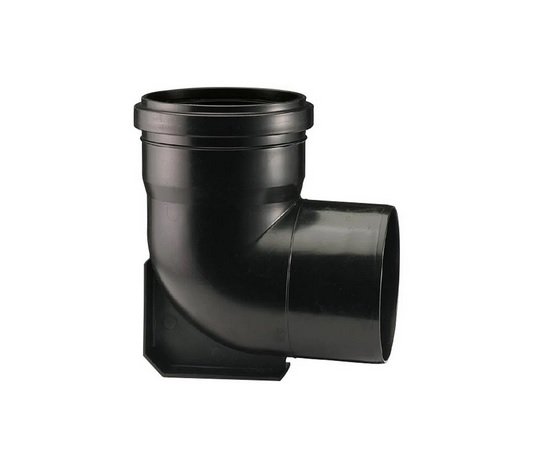 D-TOP CODO 87°30° MACHO - HEMBRA 110 CON BASE