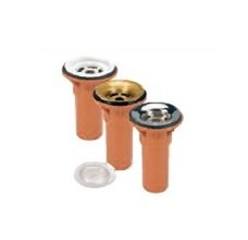 SOPAPA ROSCA LARGA 40 VERTICAL BRONCE / CROMO.