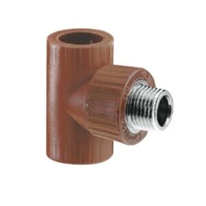 TEE REDUCCION CENTRAL METALICA MACHO FUSION 1 1/4" x 1" x 1 1/4"