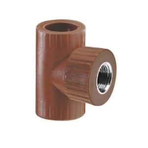 TEE REDUCCION CENTRAL METALICA HEMBRA FUSION 1 1/2" x 1" x 1 1/2"