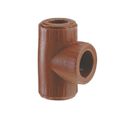 TEE REDUCCION EXTERNA FUSION 1/2" x 1/2" x 3/8"