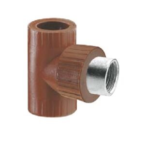 TEE ROSCA METALICA EXTERNA HEMBRA FUSION 1/2"