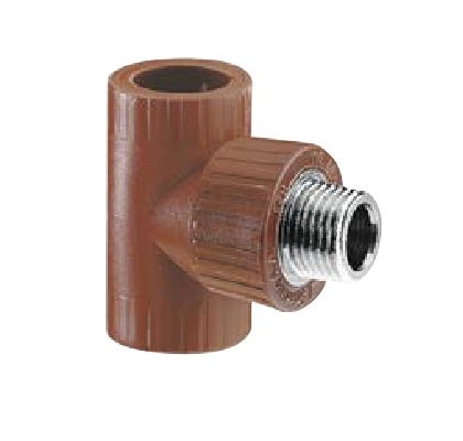 TEE ROSCA METALICA CENTRAL MACHO FUSION 1/2"