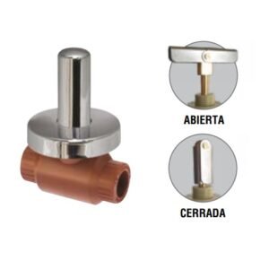 VALVULA ESFERICA EMBUTIR 3/4" FUSION