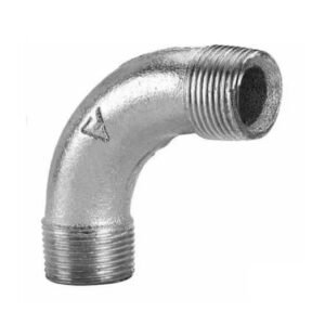 CURVA 90° HIERRO GALVANIZADO MACHO MACHO 2 1/2"