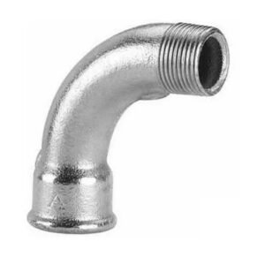 CURVA 90° HIERRO GALVANIZADO MACHO HEMBRA 6"