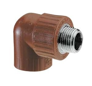 CODO 90° REDUCCION METALICA HEMBRA 1 1/2" x 1 1/4" FUSION