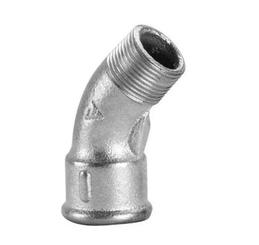 CURVA 45° HIERRO GALVANIZADO MACHO HEMBRA 3/4"