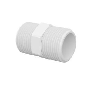 BR-NIPLE PVC CON TUERCA 1 1/2"