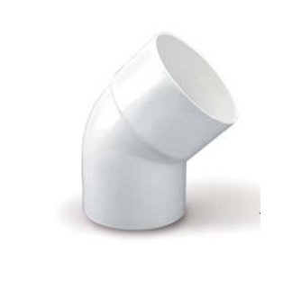 BR-CODO PVC 45° 1/2"