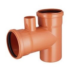 RAMAL SIMPLE 87° AW CON VENTILACION 110 x 110