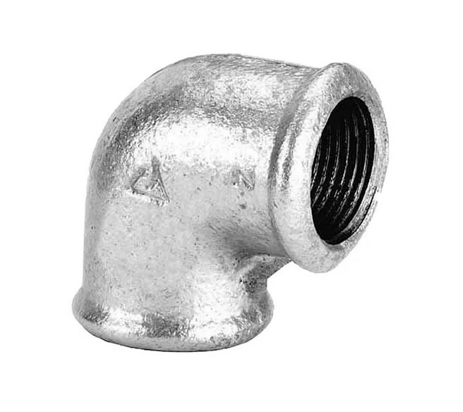 CODO 90° HIERRO GALVANIZADO HEMBRA HEMBRA 6"