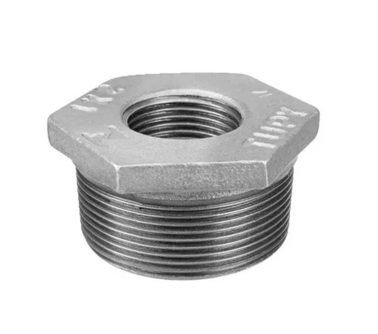 BUJES REDUCCION 2 1/2" X 1" HIERRO GALVANIZADO