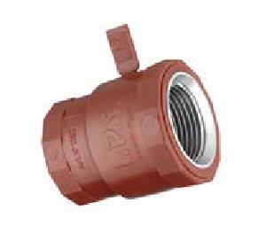 CUPLA HEMBRA HEMBRA CON INCERTO REDUCCION 1" x 3/4"