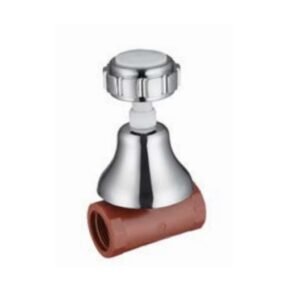 LLAVE PASO CROMO CON CAMPANA 1/2"