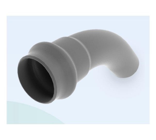 CURVA 45° HEMBRA MACHO 500