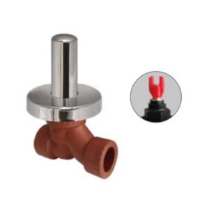 LLAVE DE PASO TOTAL 1/2", COMANDO OCULTO, FUSION