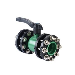 VALVULA ESFERICA CON UNION DOBLE BRIDA 110M AS