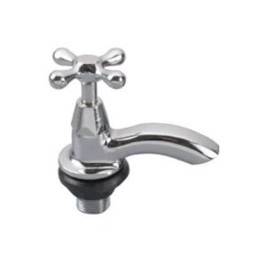 CANILLA LAVADERO PICO / CURVO CROMO 1/2"